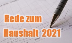 Haushaltsrede 2021